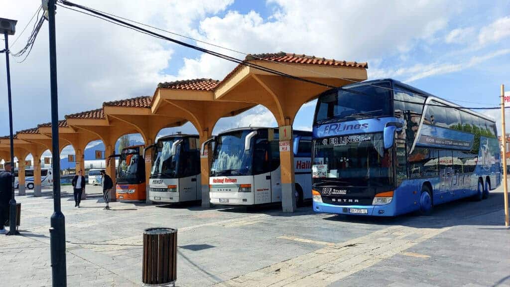 Bus Station at Prizren - Kosovo