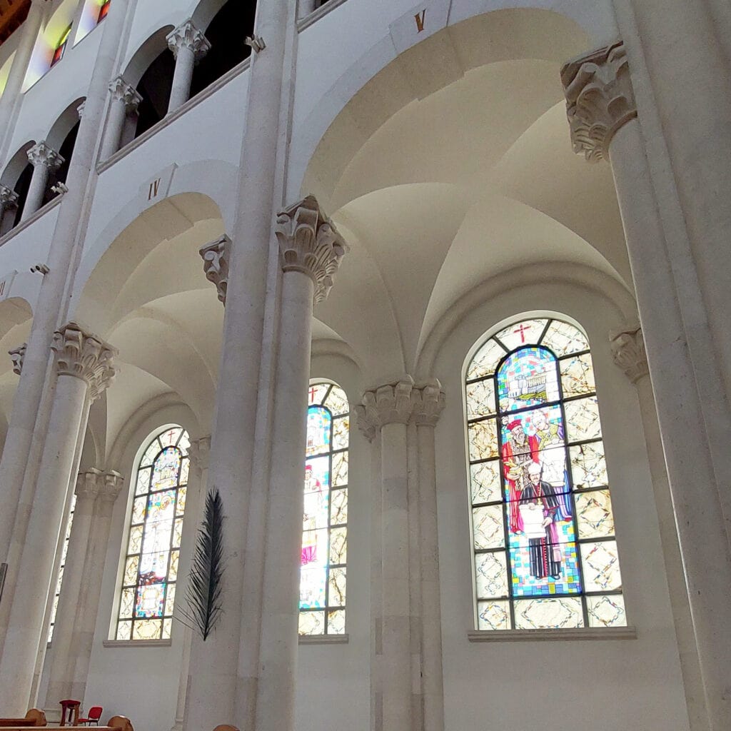 Mother Theresa Cathedral - Stained Glass Window Pristina Kosovo