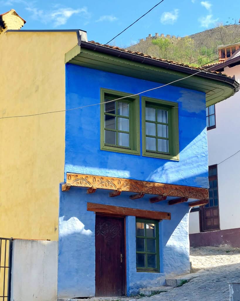 Pretty Streets and houses on the way to the Fortress Prizren
