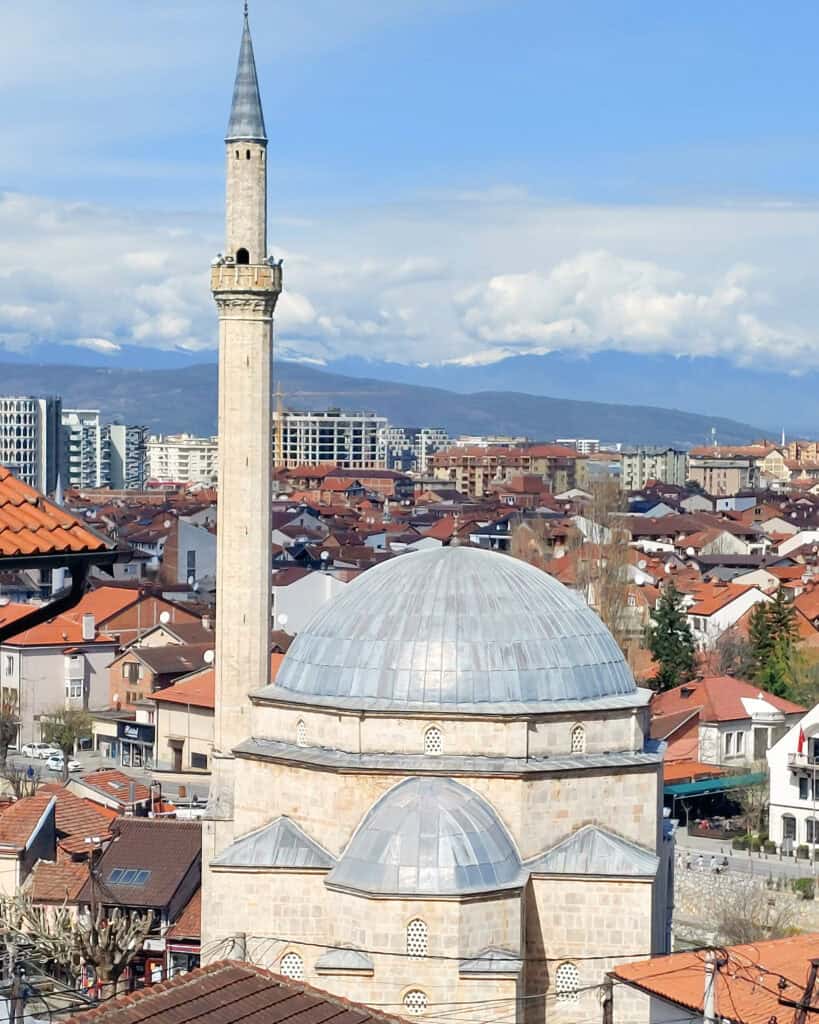Sinan Pasha Mosque external view Prizren Kosovo