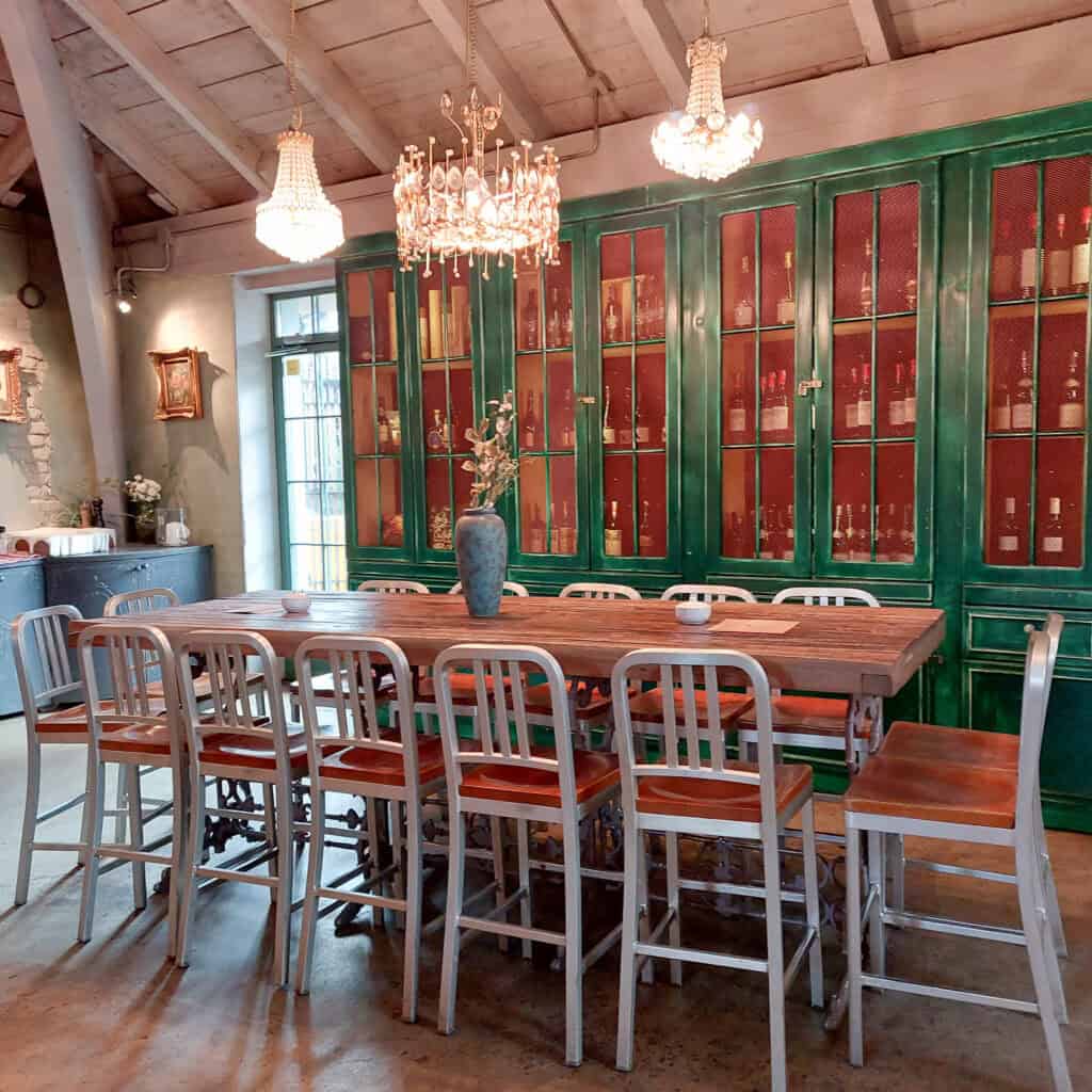 Soma Bookstore seating Pristina Kosovo