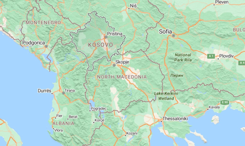 Where is Kosovo - map