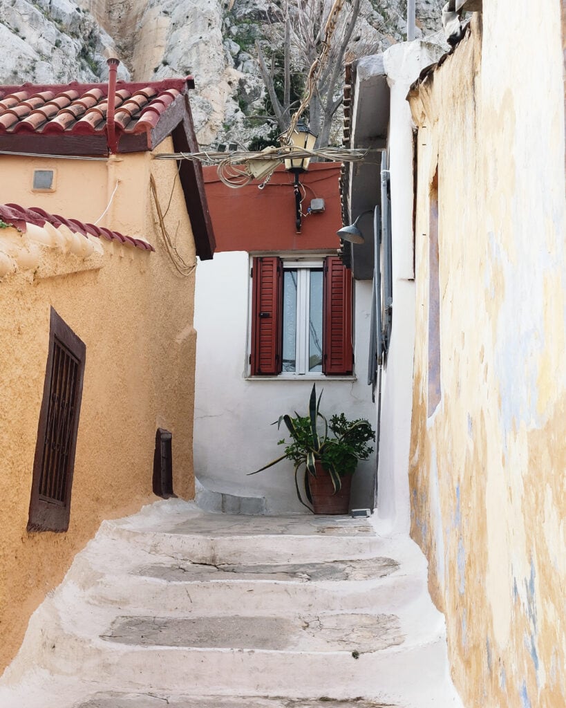 Anafiotika district in athens