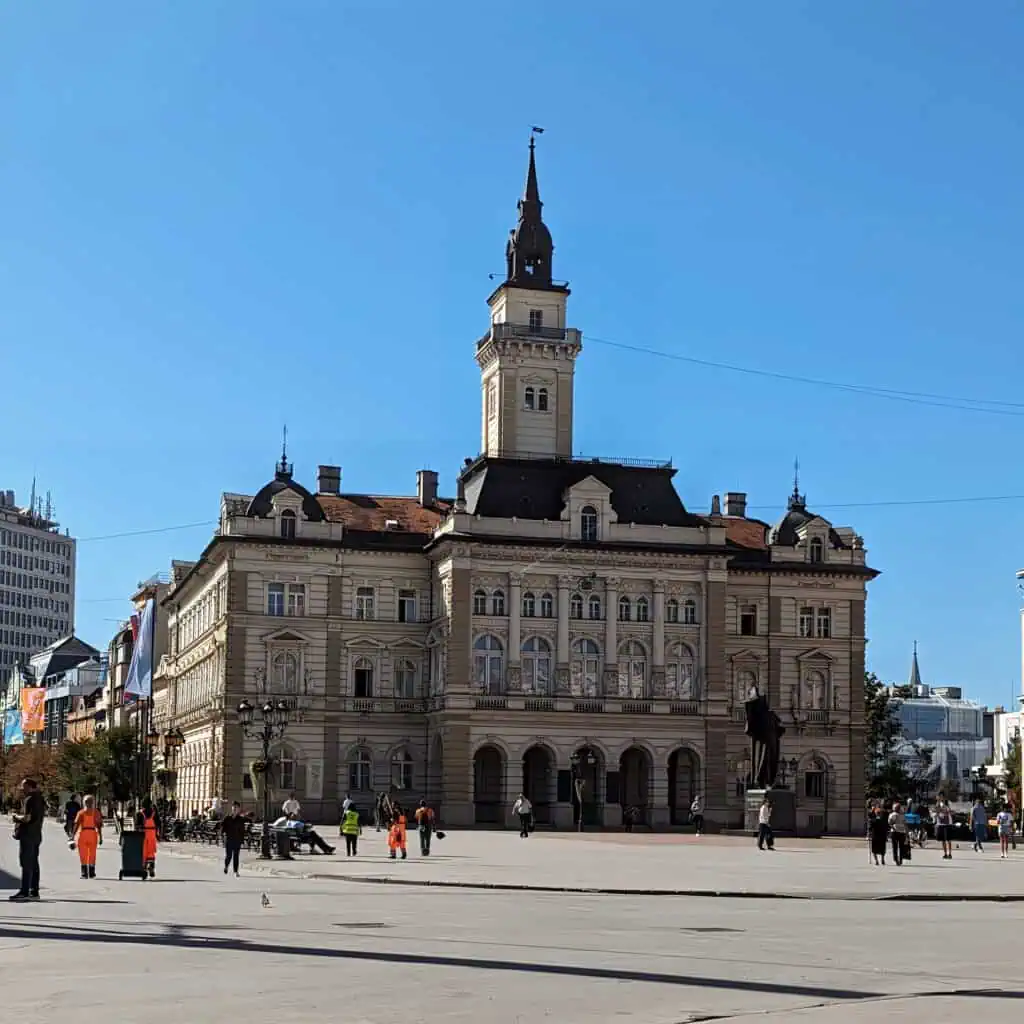 City Hall Novi Sad in Liberty Square Trg slobode