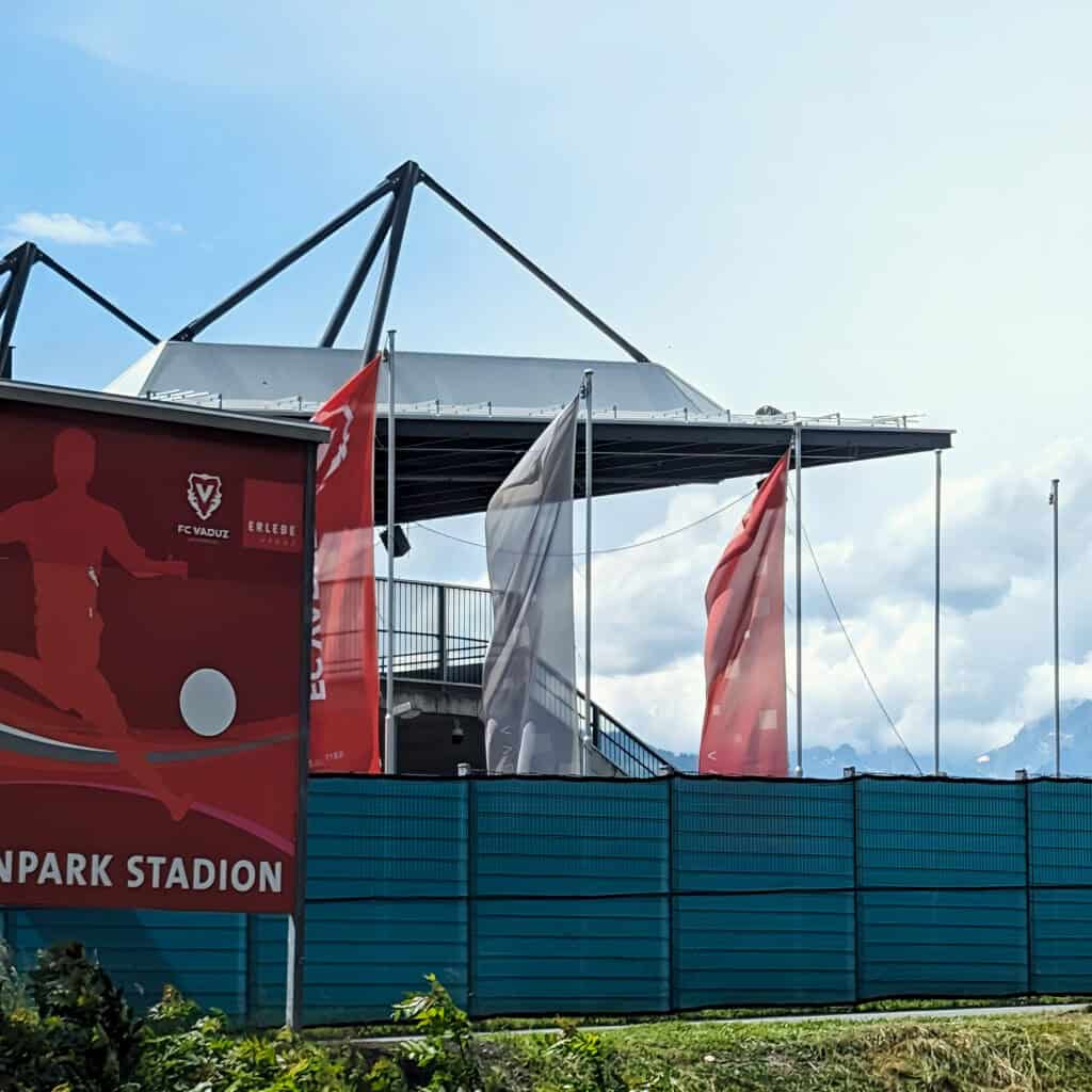 Rheinpark Stadium - next to Flixbus station