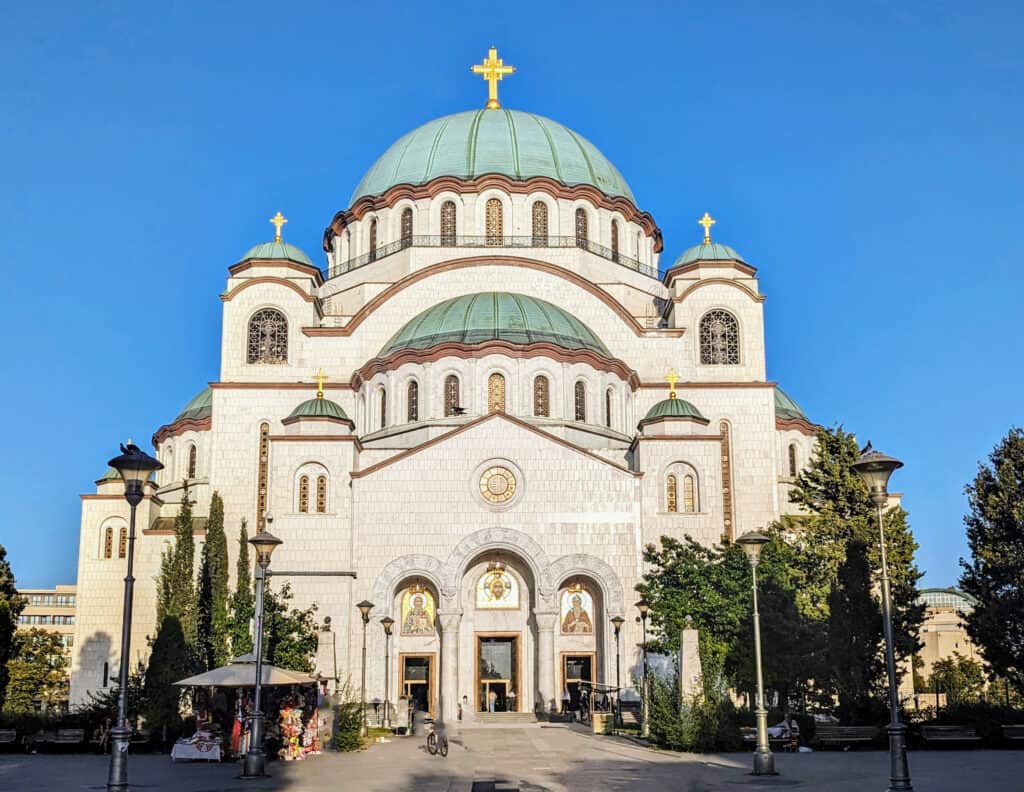 St Sava Cathedral Belgrade Serbia External viiew