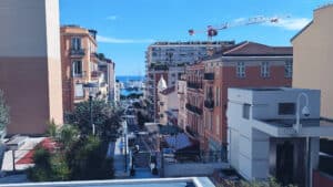 monaco - outisde lifts and escalators