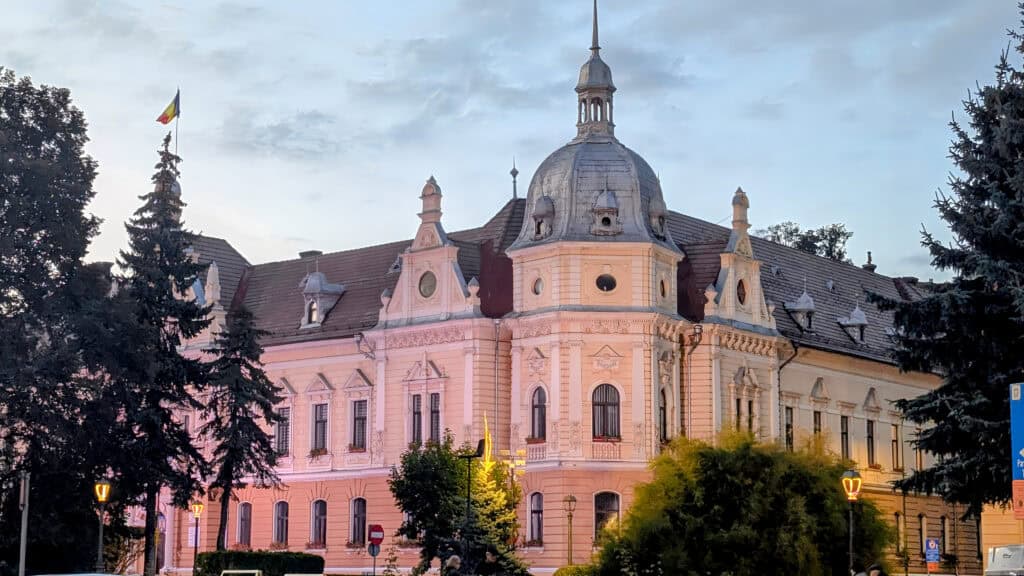 Brasov City Hall - just outside the walls of the old citadel