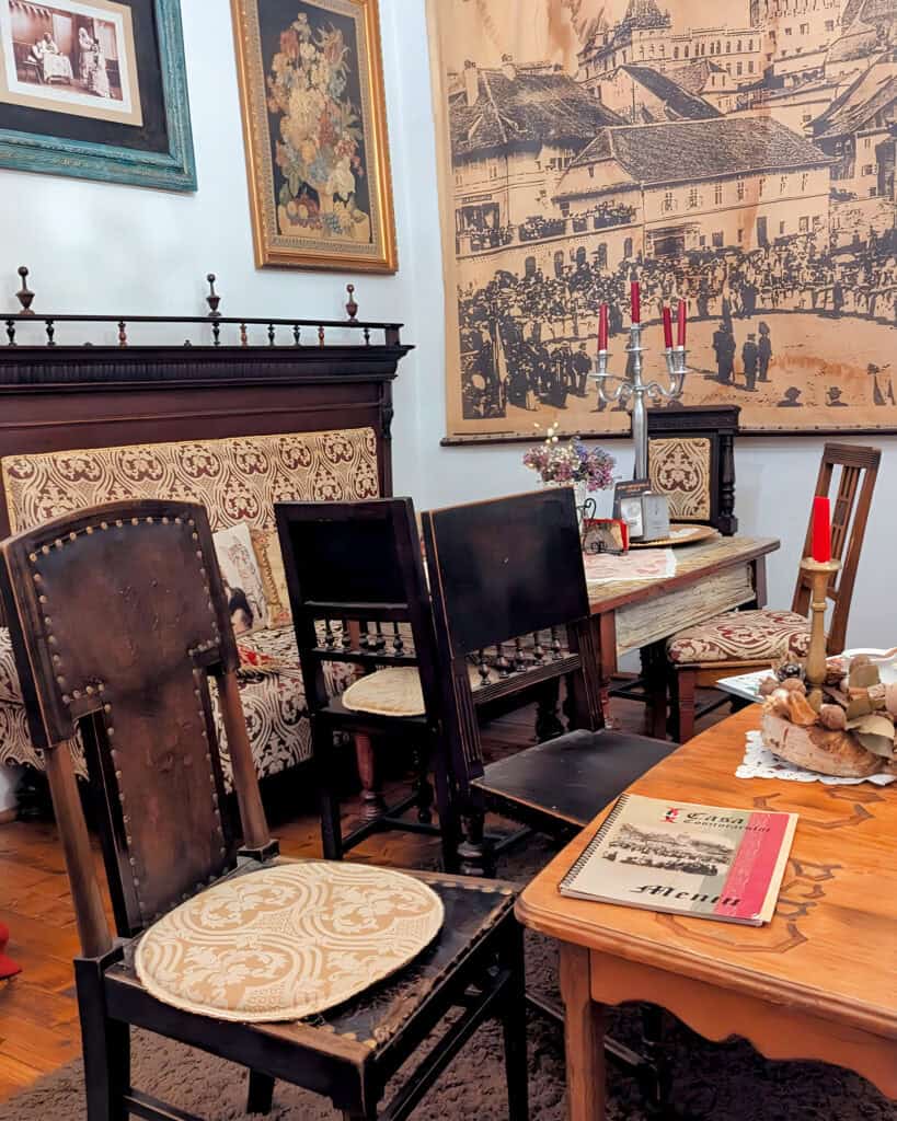 Dining Room at Casa Cositorarului - Sighisoara