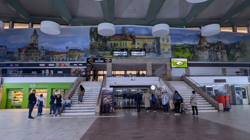 Inside Brasov Rail Station, Romania