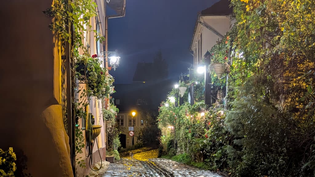 Cobbled Streets of Sighisoara, Transylvania