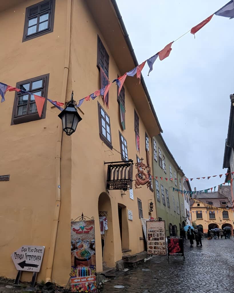 Vlad Tepes House Dracula Room Inside Sighisoara