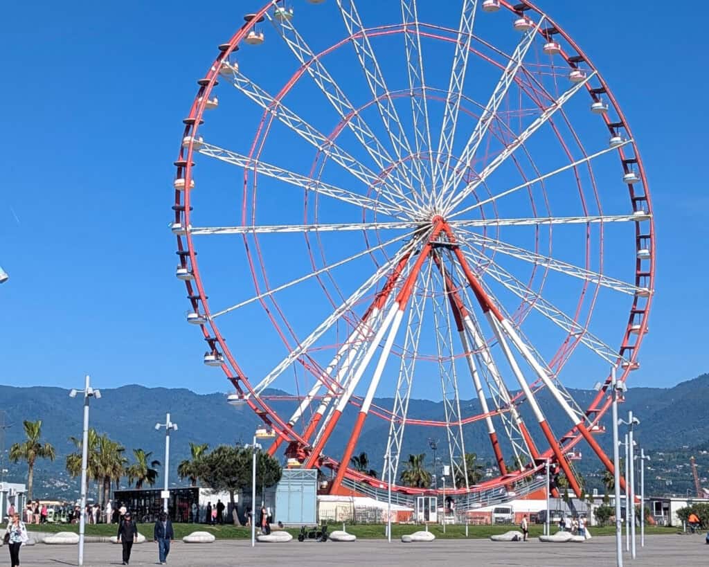 Batumi ferris wheel in miracle park