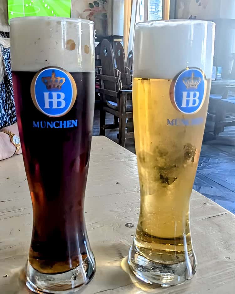 Hoffbrau Beer in Batumi Georgia at the Brauhaus