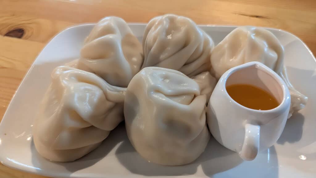 Khinkali - filled dumplings in Georgia