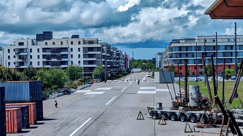 Outside Halle de La Machine - Giants Runway - La Piste des Géants in Montaudran