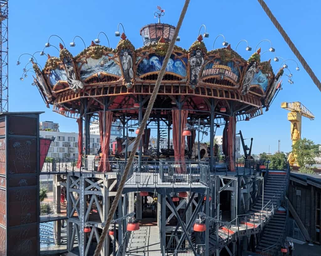 Carrousel des Mondes Marins - nantes joules verne from the grand elephant