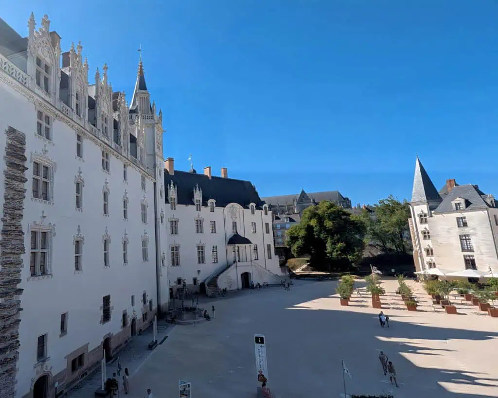 Château des ducs de Bretagne - inside the walls