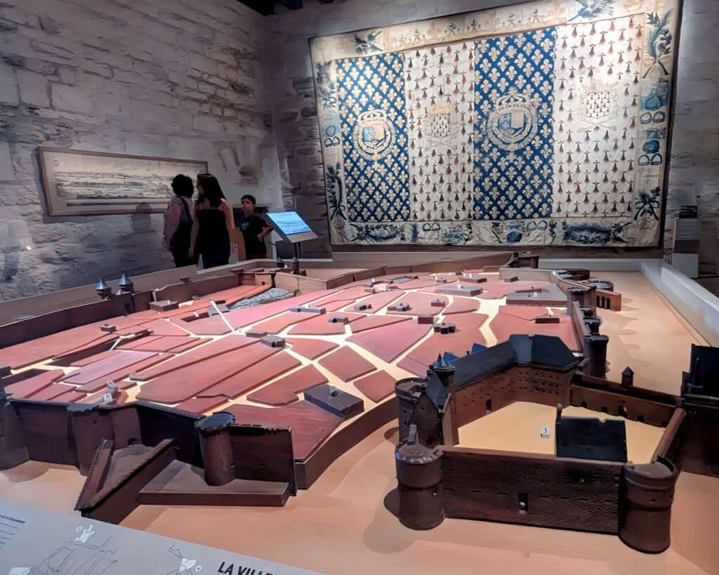 reconstruction of the City of Nantes in the museum