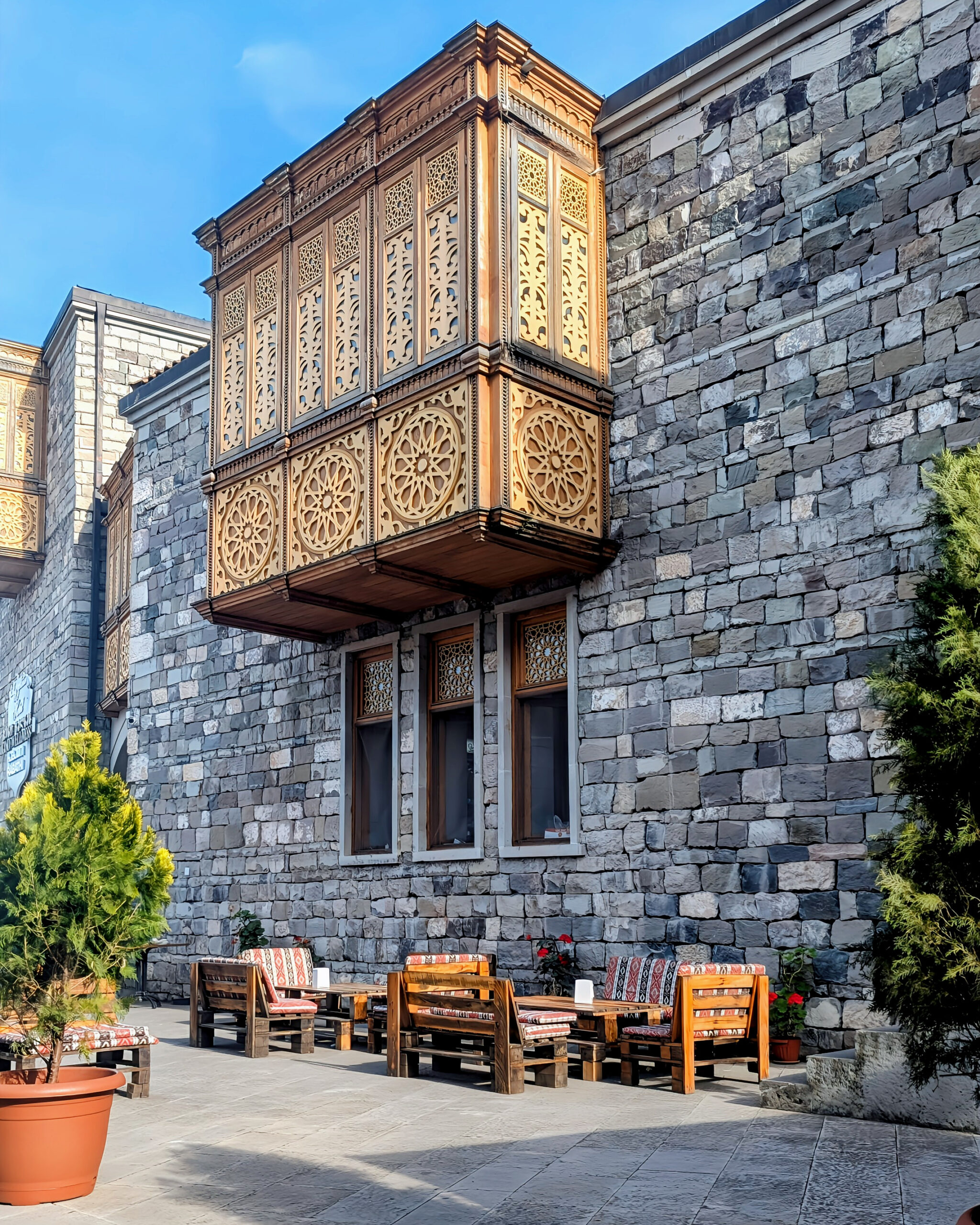 windows and balconies lower Rabati castle