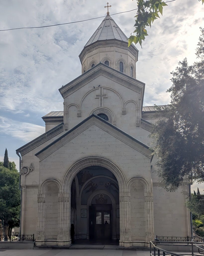 Kashveti Church of St. George on Rustaveli Avenue in Tbilisi, Georgia