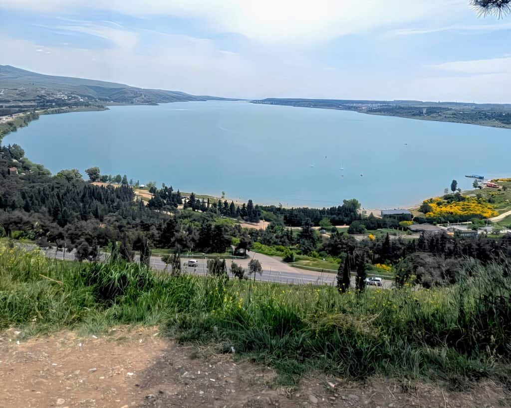 View of Tbilisi Sea from Chronicles of Georgia - An artificial reservoir