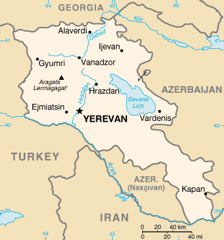 Armenia map