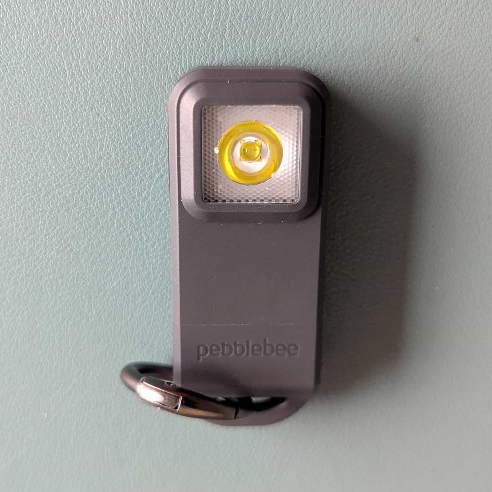 PebbleBee Halo 3 in 1 mini torch - personal alarm with strobe and siren plus bluetooth tracker - android and apple