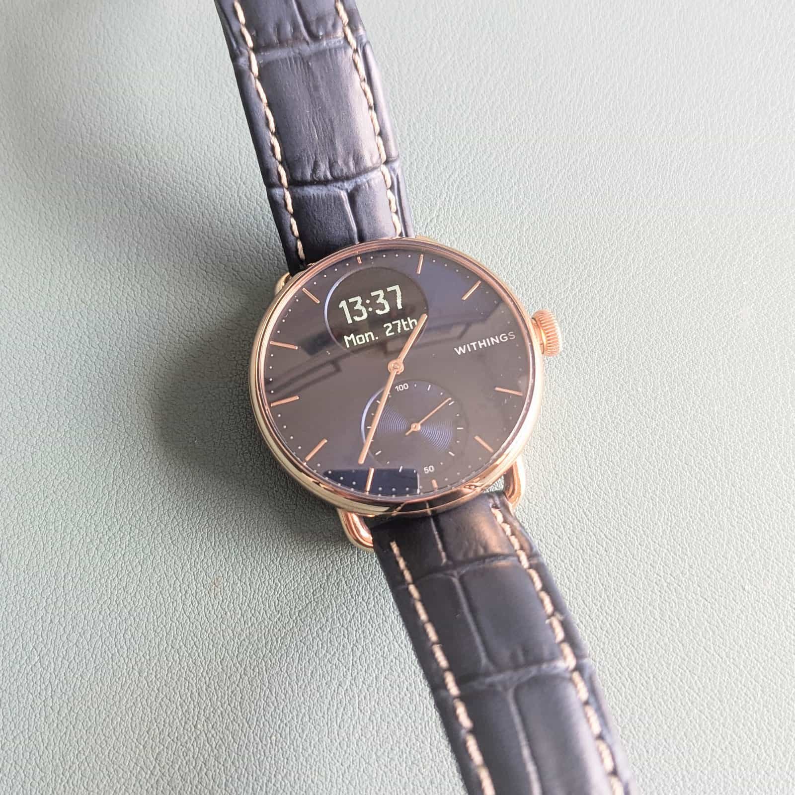 Withings Scan Watch 2 - including leather strap replacement