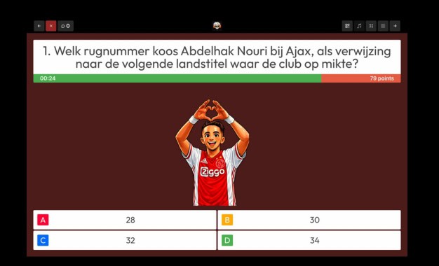 voetbalquiz voorbeeldvraag 2