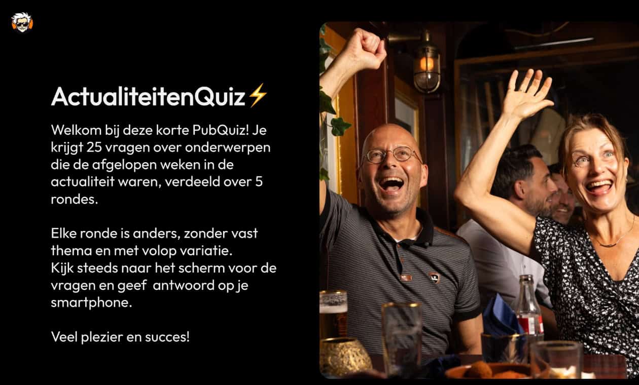 Actualiteiten PubQuiz intro