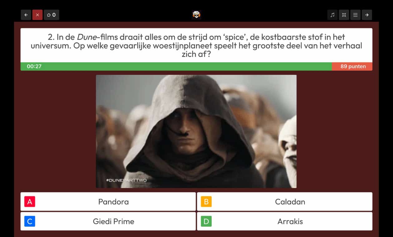 korte verassingsquiz voorbeeldvraag 1