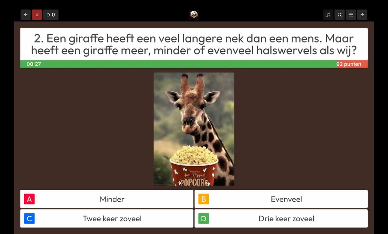 korte verassingsquiz voorbeeldvraag 2