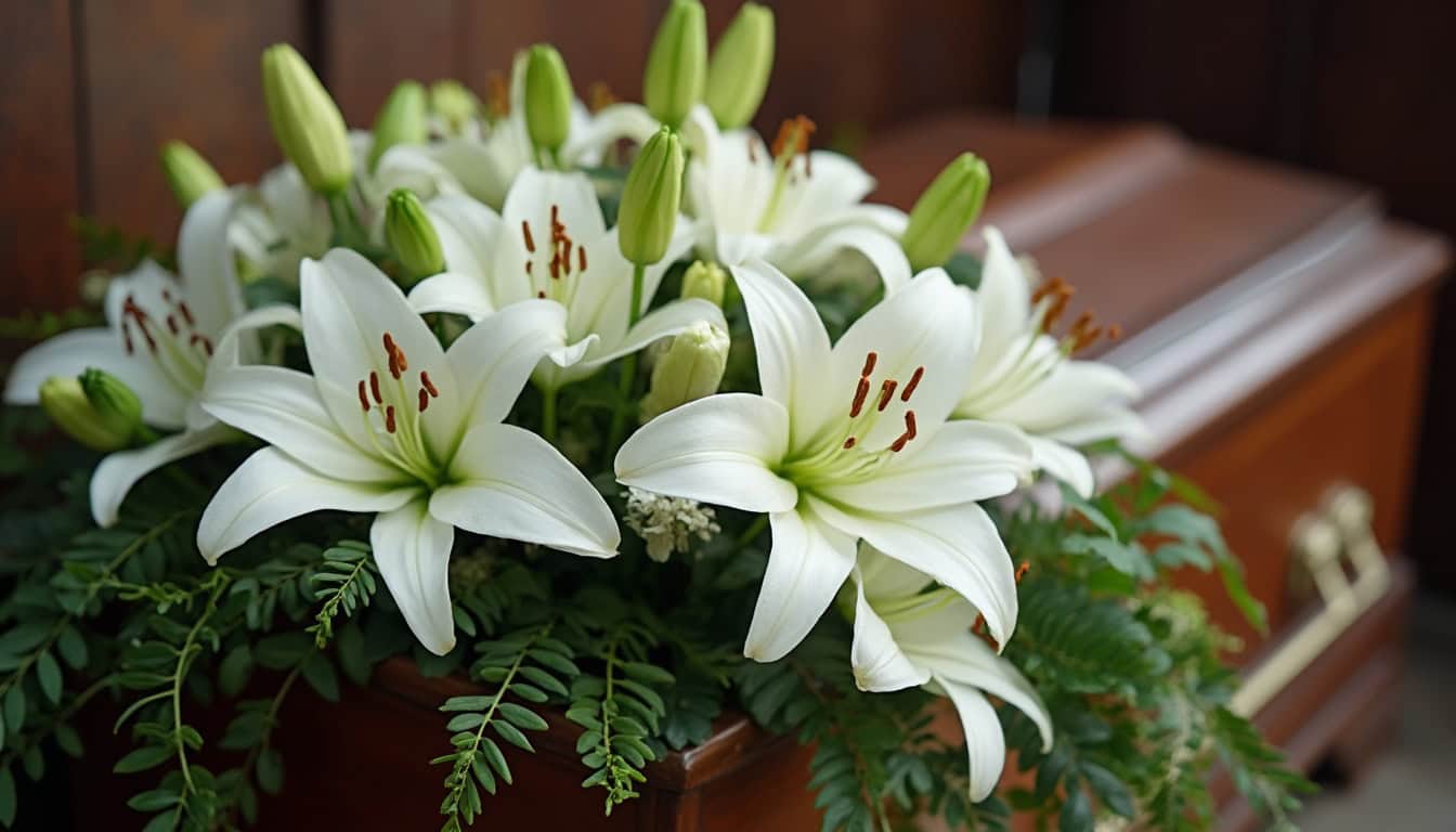 Quanto costa una composizione di fiori per un funerale?