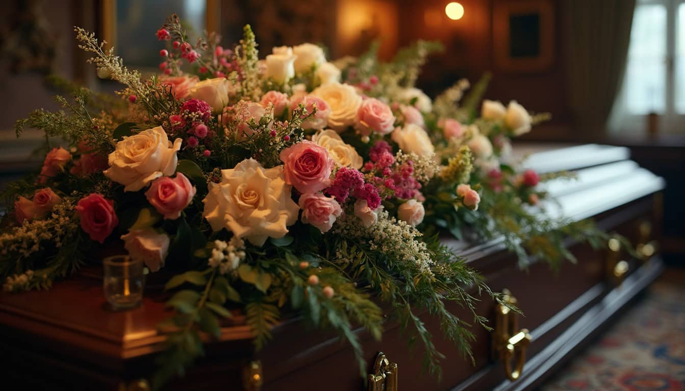 Quanto costa una composizione di fiori per un funerale?
