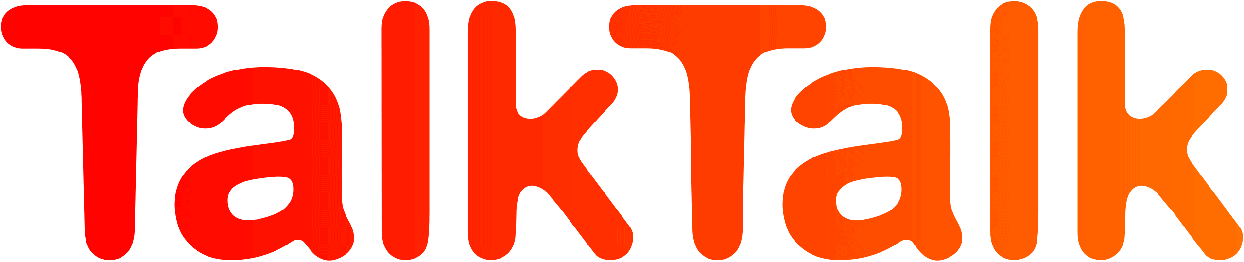 TALKIHAAK logo in red and orange gradient text.