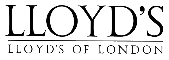 Lloyd's of London logo on a black background.