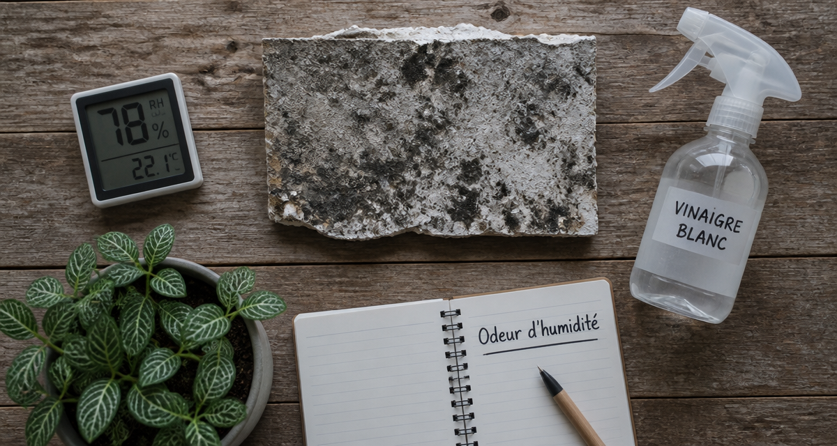 Odeur humidité maison hygromètre moisissure
