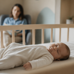 bebe dort sur le cote lit securise