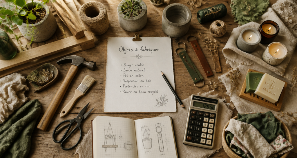 quoi fabriquer pour gagner de l'argent outils et créations artisanales