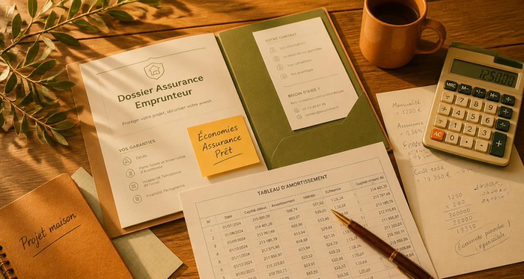 negocier assurance pret dossier et calculatrice
