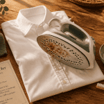 nettoyer fer à repasser qui crache marron avec produits naturels