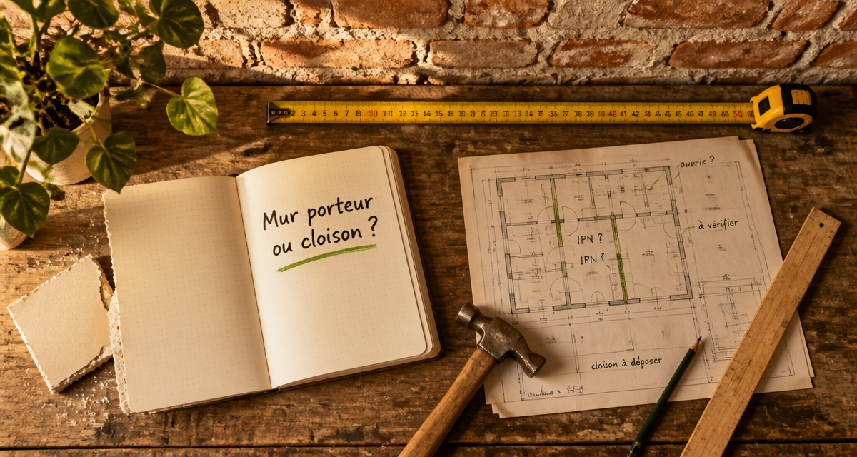 comment reconnaitre un mur porteur outils plans