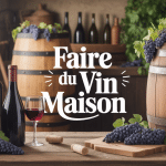 scene artisanale pour comment faire du vin maison