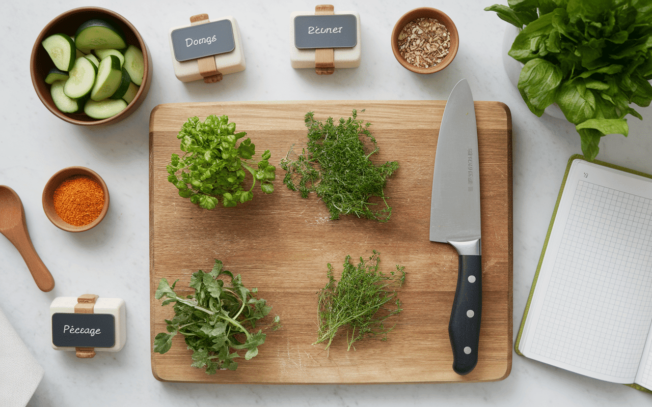 Herbes frais astuces remplacement origan planche
