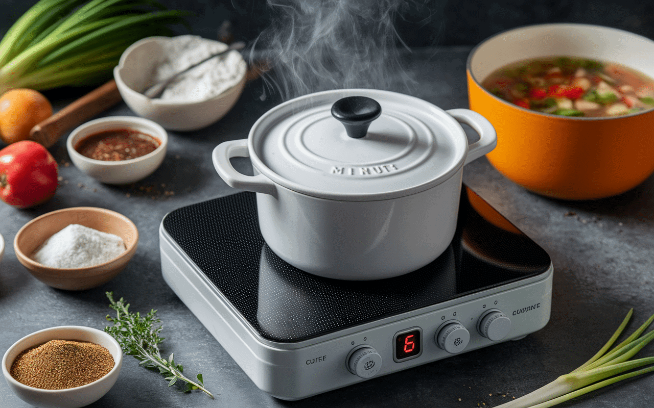 Cuisson du chou vert cocotte minute, cocotte vapeur et minuterie