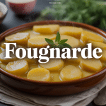 Fougnarde dorée aux pommes caramélisées