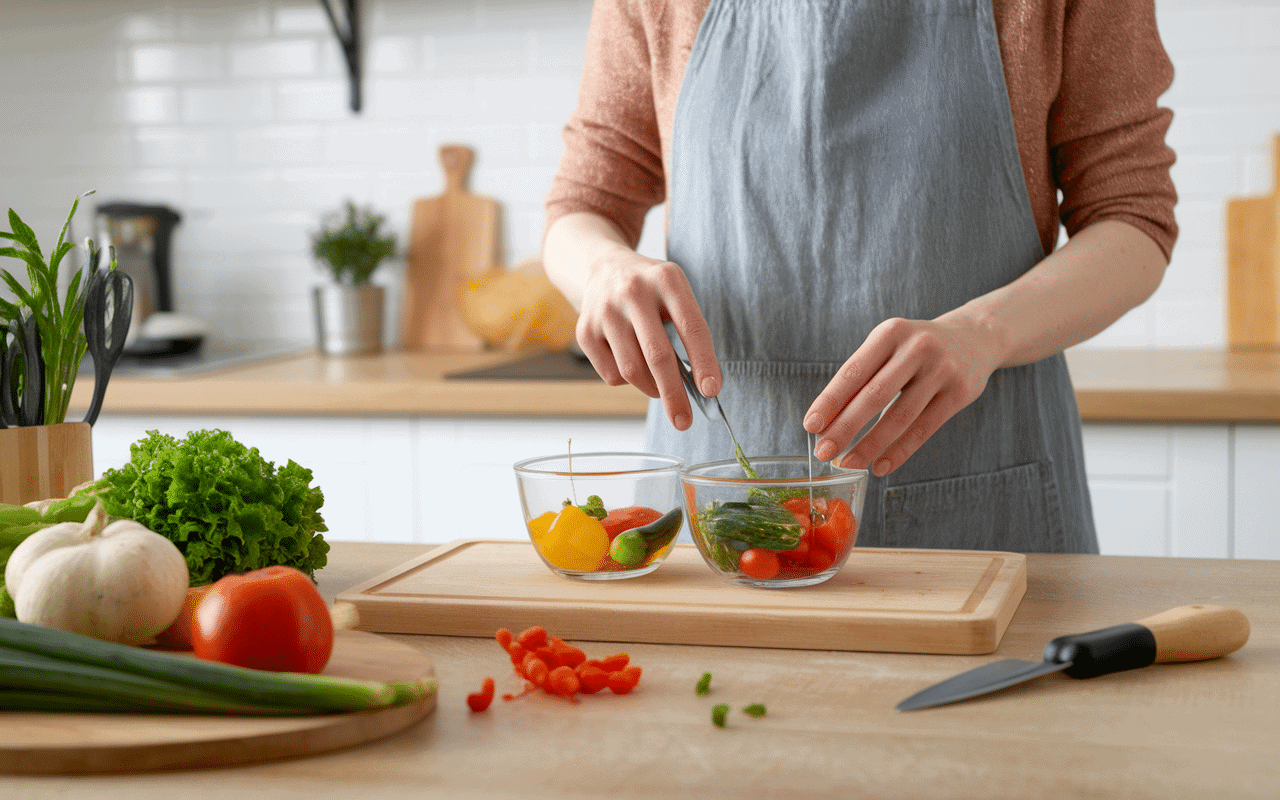 préparation recette legume lacto fermenté dans cuisine