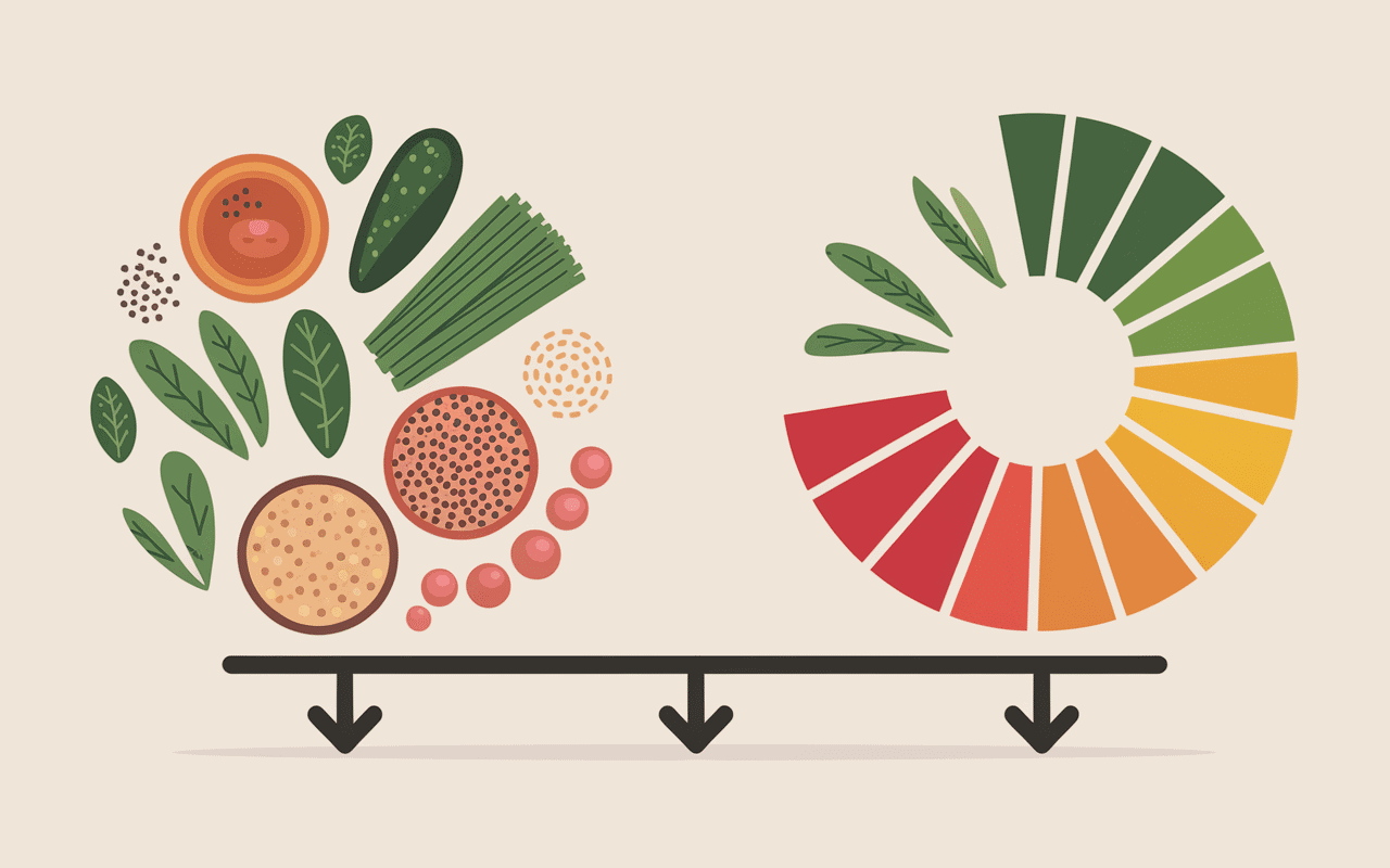 recettes ig bas illustration balance nutritionnelle