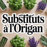 Vue bocaux herbes remplacement origan cuisine moderne
